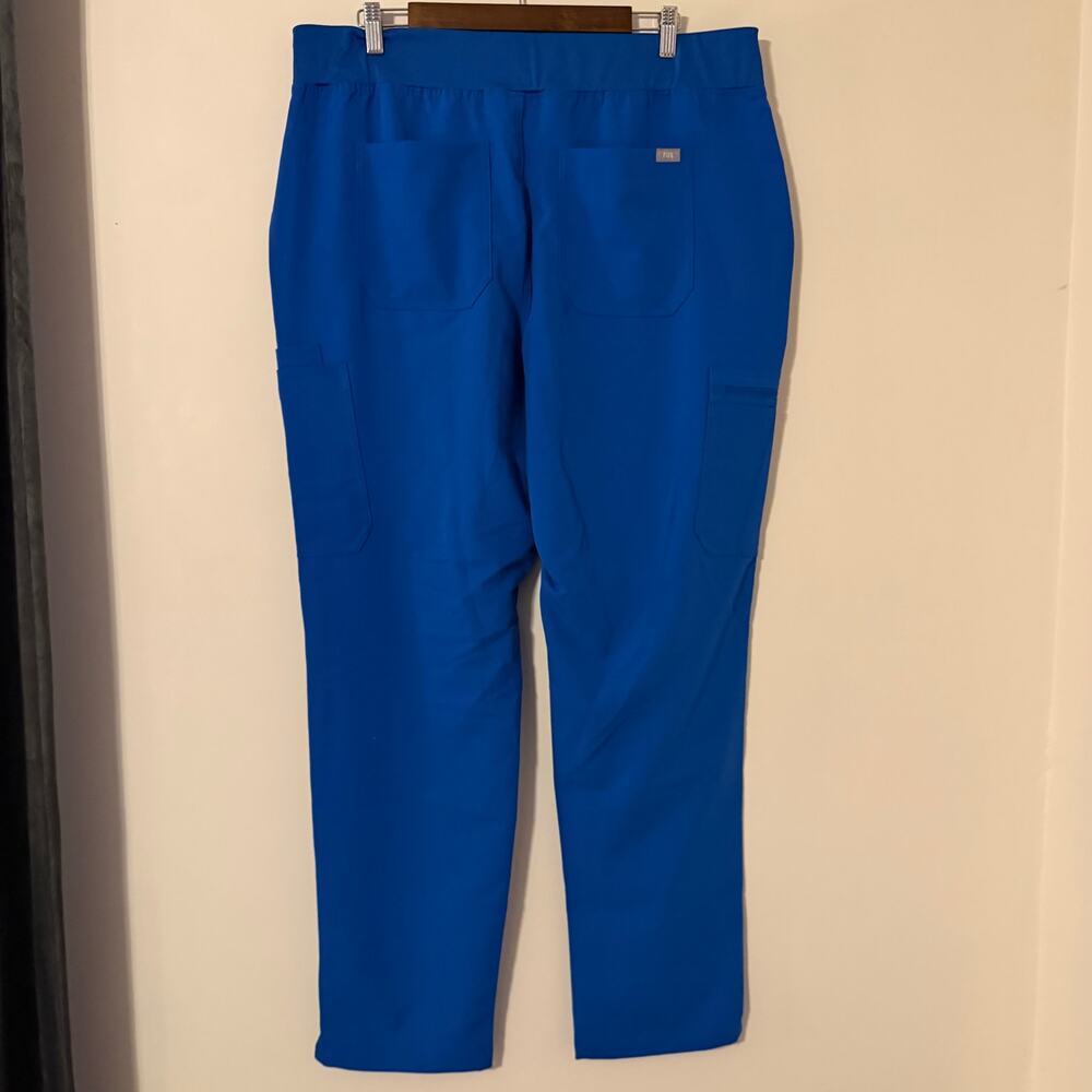 NWT Figs High Waisted Yola Skinny Scrub Pants Royal Blue Size XXL/T - Picture 5 of 11